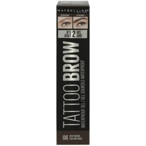Maybelline Tattoo Brow Waterproof Gel 06 Deep Brown