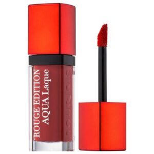 Bourjois Paris Rouge Edition Aqua Laque Lipstick 06 Feeling Reddy