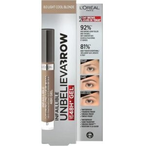 Loreal Infaillible 48H Unbelieva Brow Gel 8.0 Light Cool Blonde