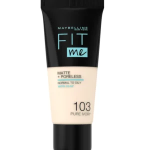 Maybelline Fit Me Matte Poreless Foundation 103 Pure Ivory