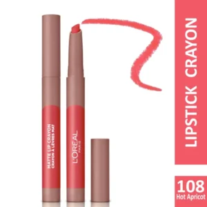 Loreal Paris Infallible Matte Lip Crayon 108 Hot Apricot