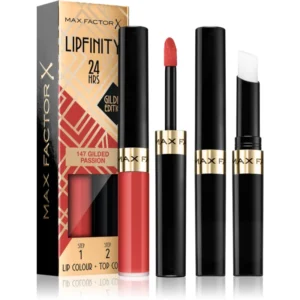 Max Factor Lipfinity 24HR Gilded Edition Lipstick 147 Gilded Passion