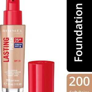 Rimmel London Lasting Finish 25HR Foundation 200 Soft Beige